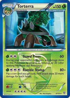 Torterra (Team Plasma) card from Plasma Storm