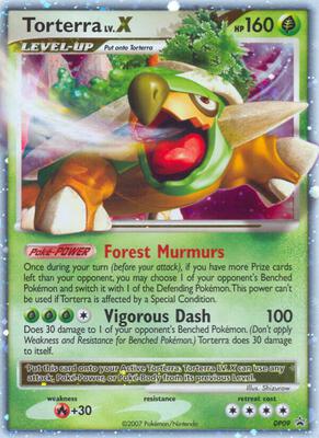 Torterra LV.X - DP09 card from Diamond and Pearl Promos