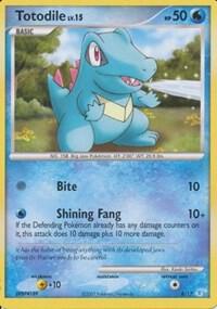 Totodile card from DP Trainer Kit: Manaphy & Lucario