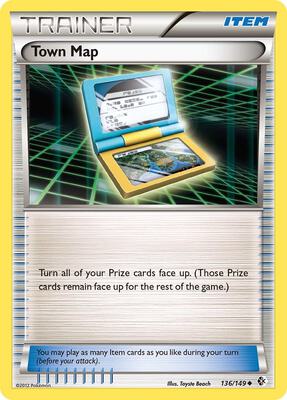 Town Map card from Boundaries Crossed