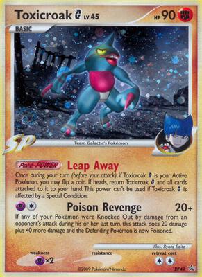 Toxicroak G - DP41 card from Diamond and Pearl Promos