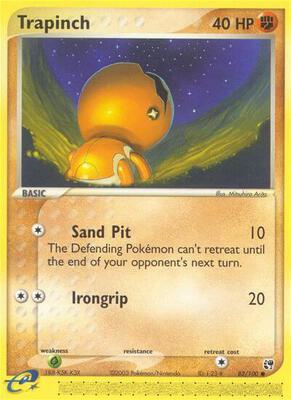 Trapinch card from EX Sandstorm