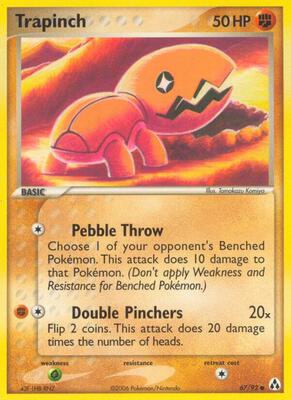 Trapinch card from EX Legend Maker