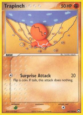 Trapinch card from EX Power Keepers