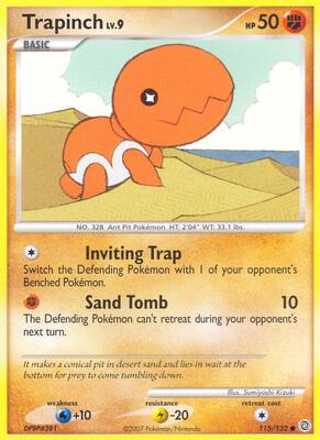 Trapinch card from Secret Wonders