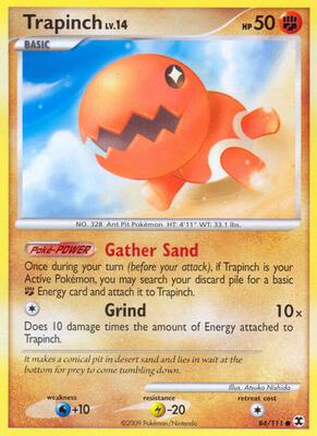 Trapinch card from Rising Rivals