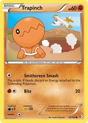 Trapinch card from Boundaries Crossed