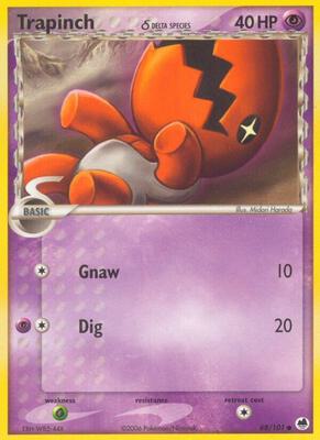 Trapinch - 068/101 (Delta Species) card from EX Dragon Frontiers