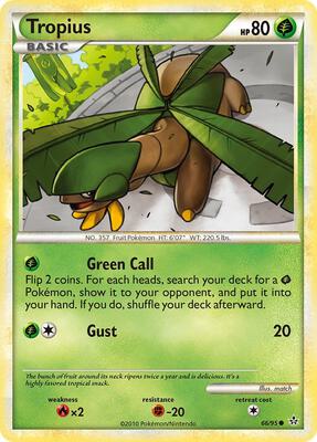 Tropius card from Unleashed