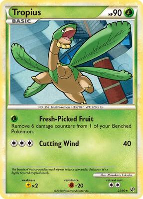 Tropius card from Undaunted