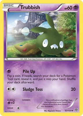 Trubbish (63) card from Plasma Storm
