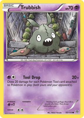 Trubbish (65) card from Plasma Storm