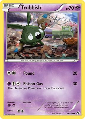 Trubbish card from Legendary Treasures