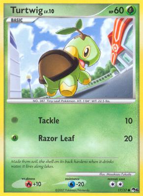 Turtwig card from POP Series 6