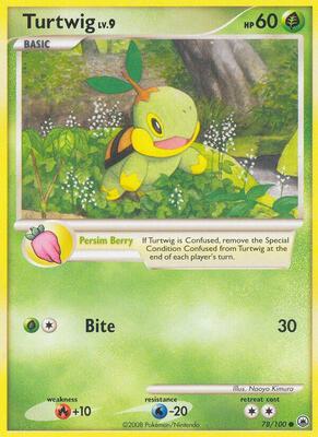 Turtwig (78) card from Majestic Dawn