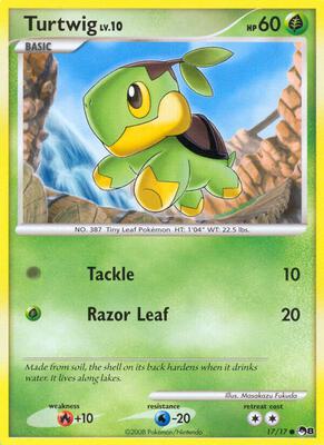 Turtwig card from POP Series 8