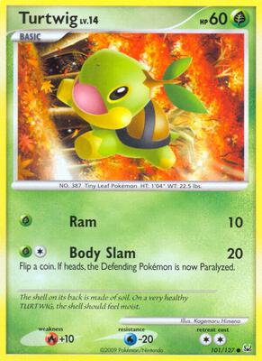 Turtwig card from Platinum