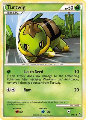 Turtwig card from Unleashed