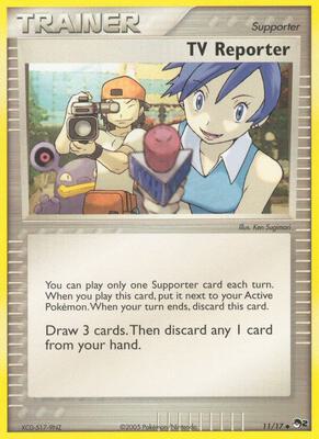 TV Reporter card from POP Series 2