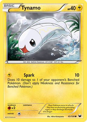 Tynamo (45) card from Dark Explorers