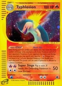 Typhlosion (28) card from Expedition