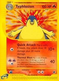 Typhlosion (64) card from Expedition