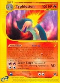 Typhlosion (65) card from Expedition