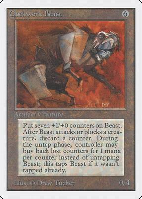 Clockwork Beast card from Unlimited Edition