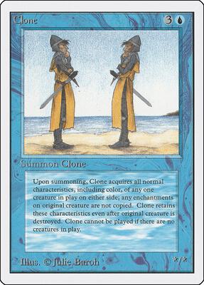 Clone card from Unlimited Edition