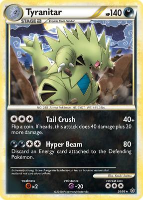 Tyranitar card from Unleashed