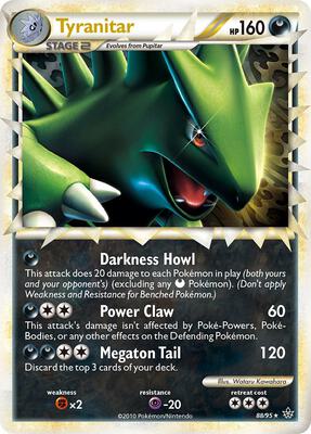 Tyranitar (Prime) card from Unleashed