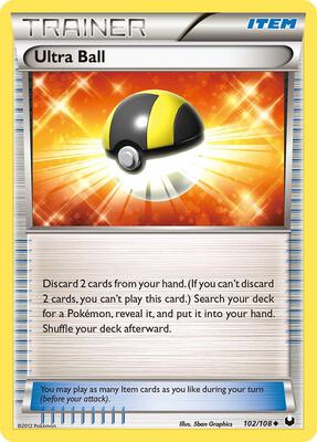 Ultra Ball card from Dark Explorers