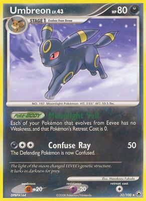 Umbreon card from Majestic Dawn