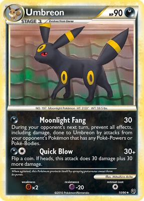 Umbreon card from Undaunted