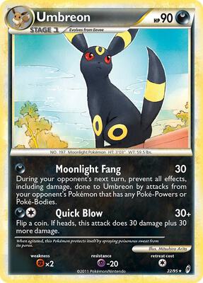Umbreon card from Call of Legends