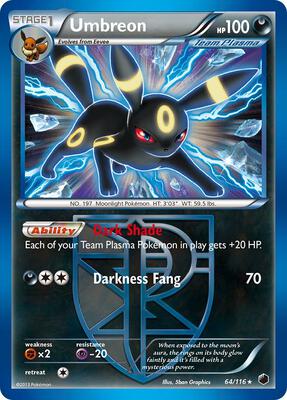 Umbreon (Team Plasma) card from Plasma Freeze