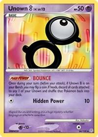 Unown [B] card from Diamond and Pearl