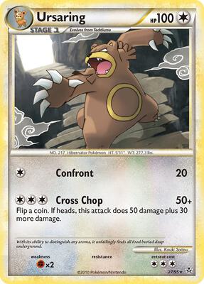 Ursaring card from Unleashed
