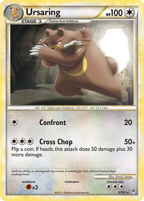 Ursaring card from Call of Legends