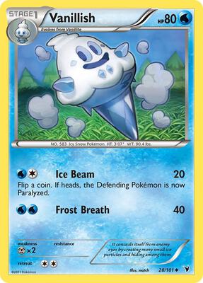 Vanillish card from Noble Victories