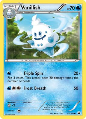 Vanillish card from Dark Explorers