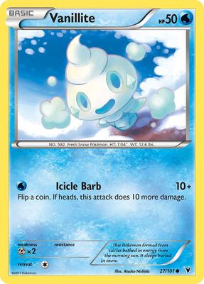 Vanillite card from Noble Victories
