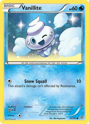Vanillite card from Plasma Storm