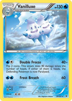 Vanilluxe card from Noble Victories