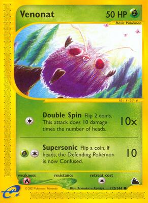 Venonat card from Skyridge