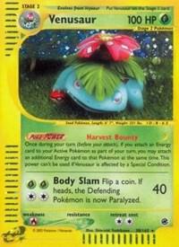 Venusaur (30) card from Expedition