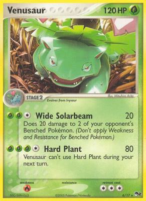 Venusaur card from POP Series 2