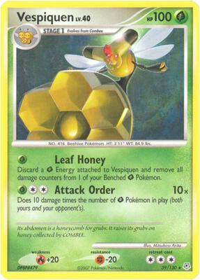 Vespiquen card from Diamond and Pearl