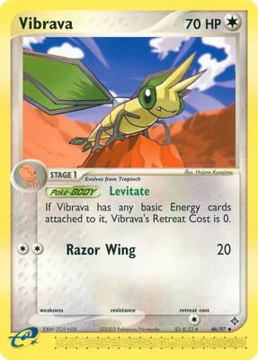 Vibrava - 46/97 card from EX Dragon