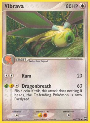 Vibrava card from EX Power Keepers